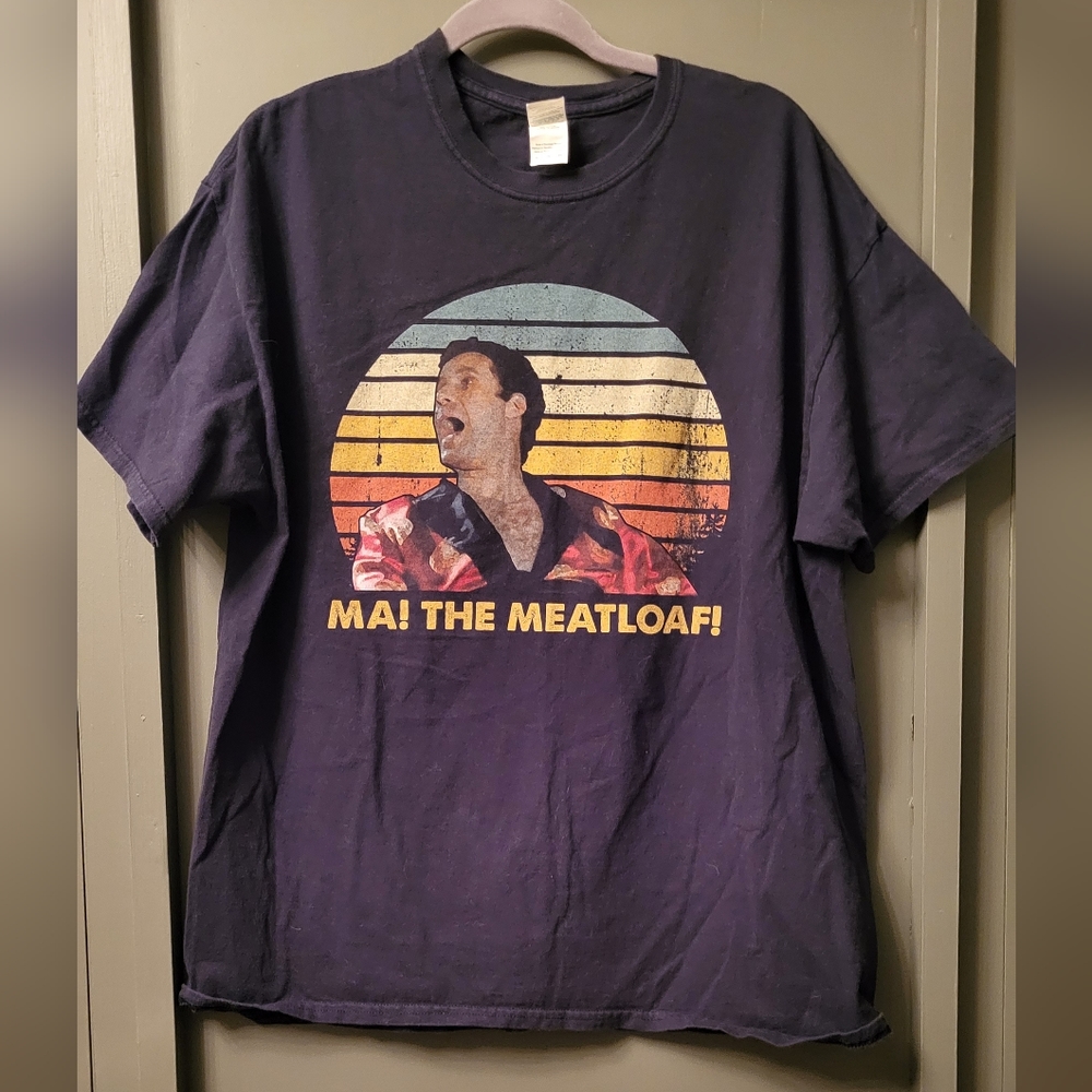Men's T-Shirt XL MA! The Meatloaf Black